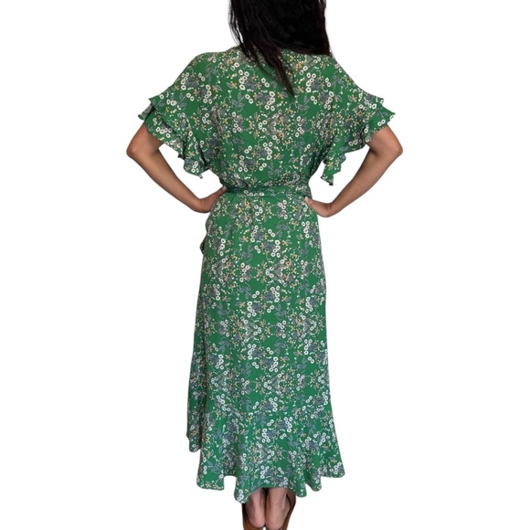 MAX STUDIO Floral Wrap Dress - Picture 4 of 6